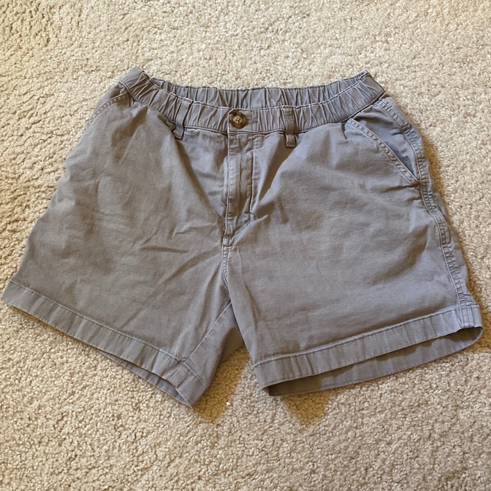 Grey 5.5” flat front chubbies shorts Size Medium